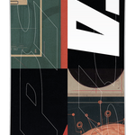 CAPiTA Outerspace Living Snowboard 2026 - A black snowboard with a white and red design, featuring a large "OUTERSPACE" logo on top.
