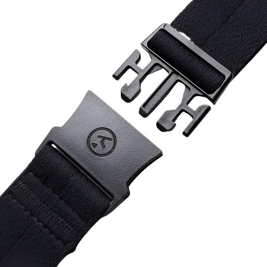 Arcade Ranger Youth Belt 2024 - Black belt with a silver buckle.