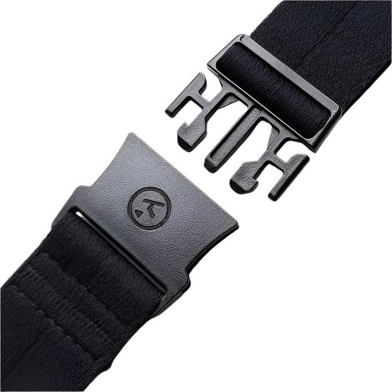 Arcade Junior's Ranger Belt 2025 - Black belt with a silver-tone metal buckle and logo on the front.