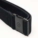Arcade Ranger Youth Belt 2024 - Black belt with a silver buckle.