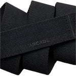 Arcade Junior's Ranger Belt 2025 - Black belt with silver-tone metal buckle and loop on front.