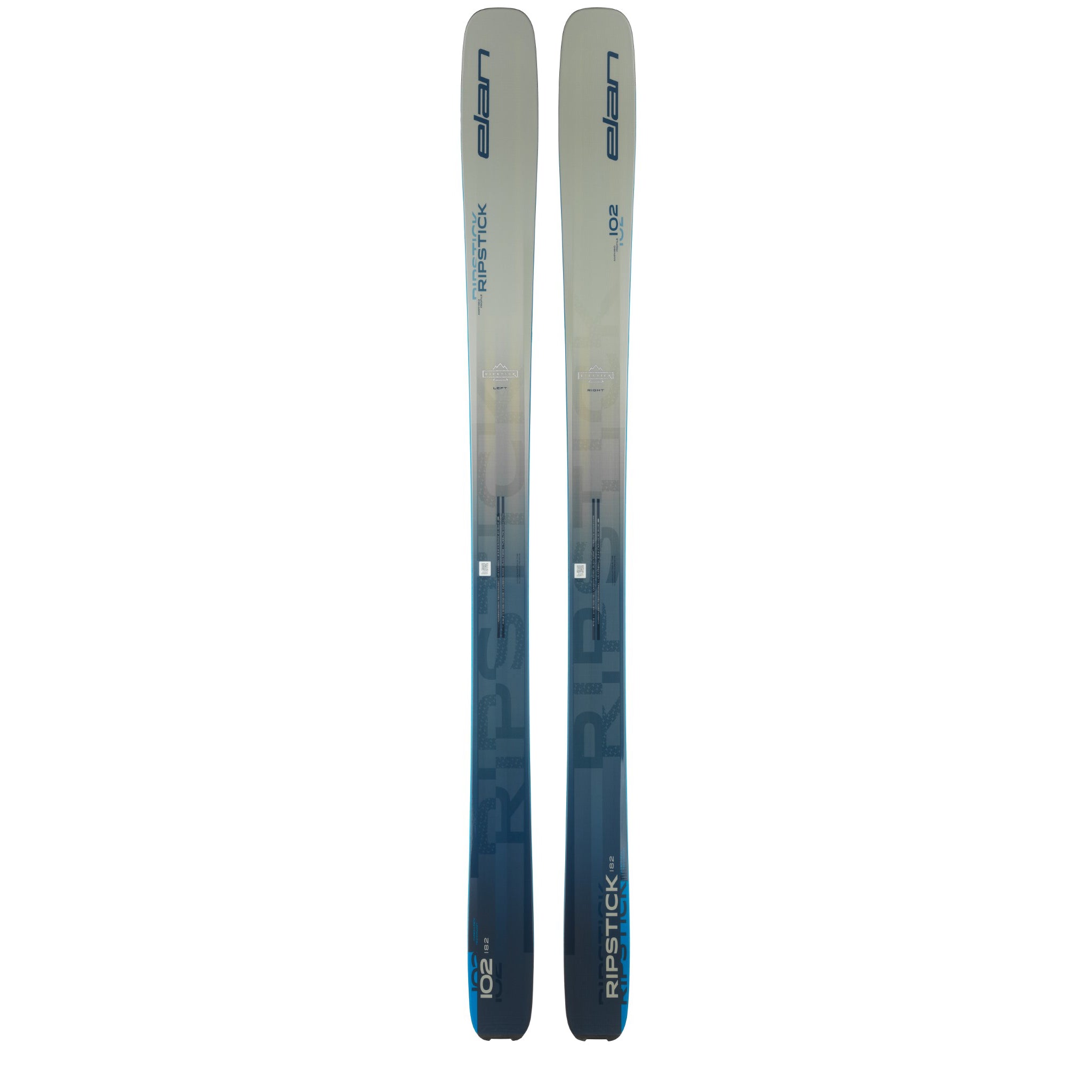 Elan Ripstick 102 Skis - 2026 model skis with a sleek, modern design and subtle branding on the top sheet.