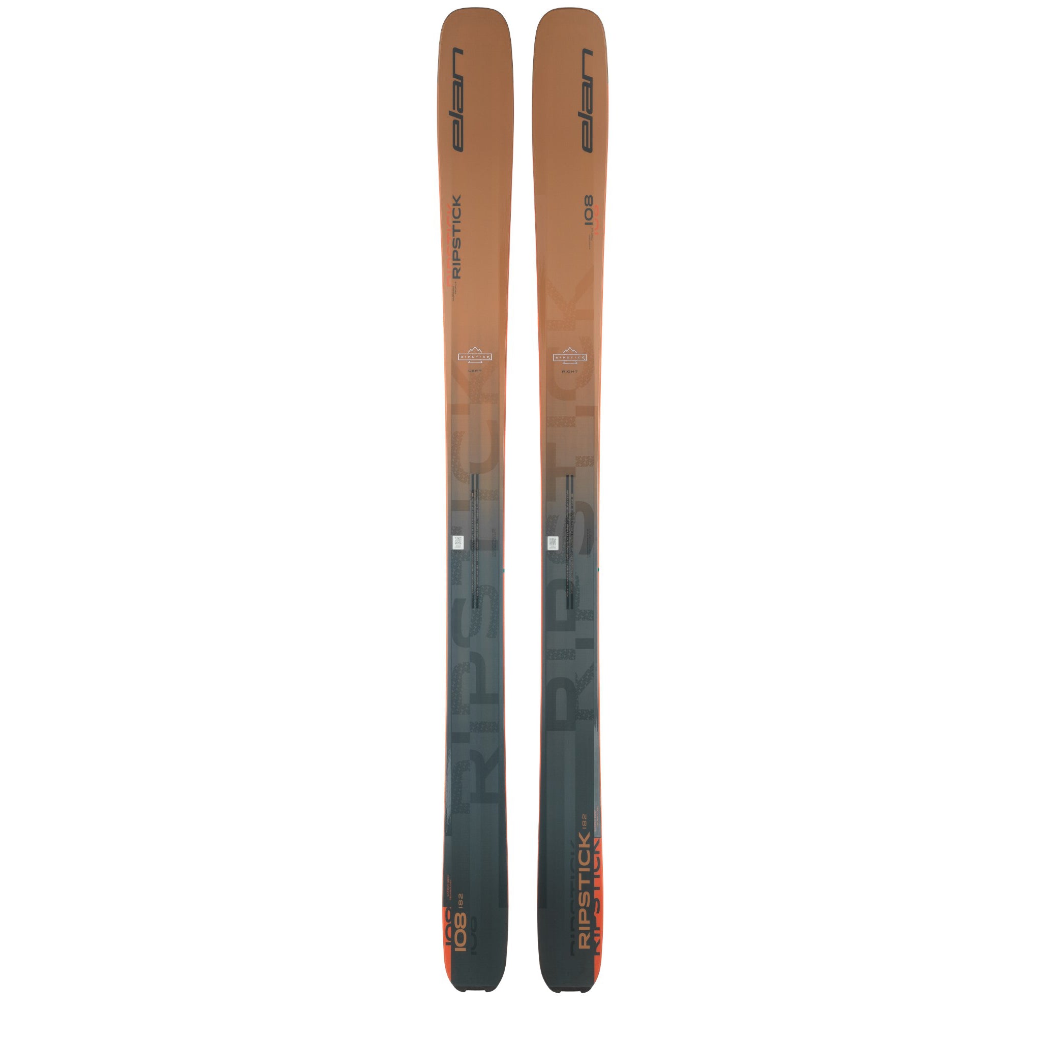 Elan Ripstick 108 Skis - 2026 model skis with a brown top and black bottom.