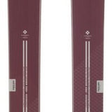 Elan Women's Ripstick 94 Skis 2023 - A pair of skis with a maroon-colored base and white lettering that reads "elan" on top.