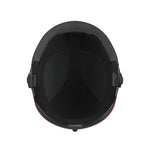 Anon Rodan Helmet 2025 - Black helmet with pink accents on the sides and back, featuring a black visor and straps.