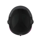 Anon Rodan Helmet 2025 - Black helmet with pink accents on the sides and back, featuring a black visor and straps.