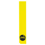 Oneball 12 Inch Wax Scraper 2025 - A bright yellow plastic scraper with a rounded handle and flat, wide blade.