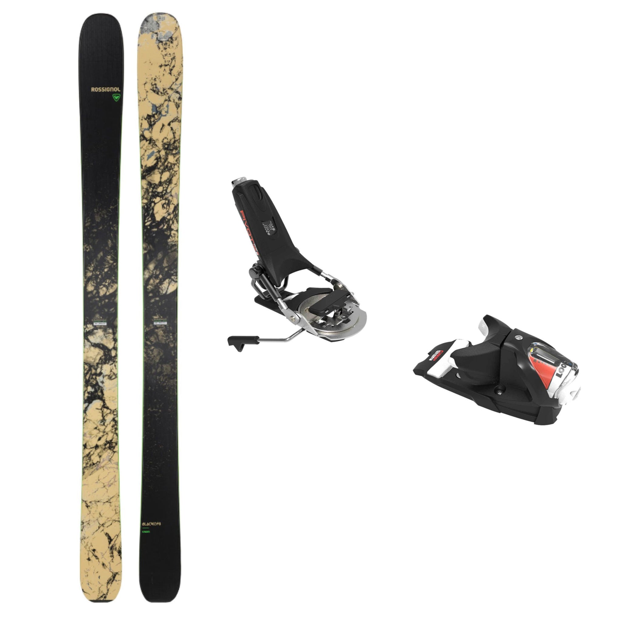 USED - Rossignol Black Ops Sender Ti with Pivot 12 Bindings – Ski