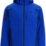 Spyder Guardian Insulated Jacket 2025 - A royal blue jacket with a black zipper and logo on the left chest.