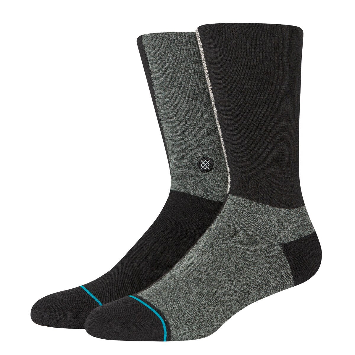 SUFFIX CREW C SOCK 2024 - A pair of crew socks with a thick, textured sole and a small logo on the side.