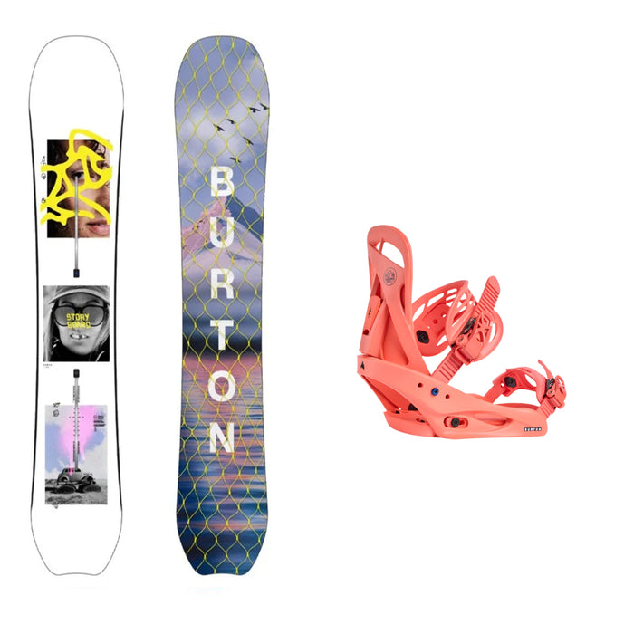 Burton Story Board Snowboard with Burton Citizen Bindings 2025