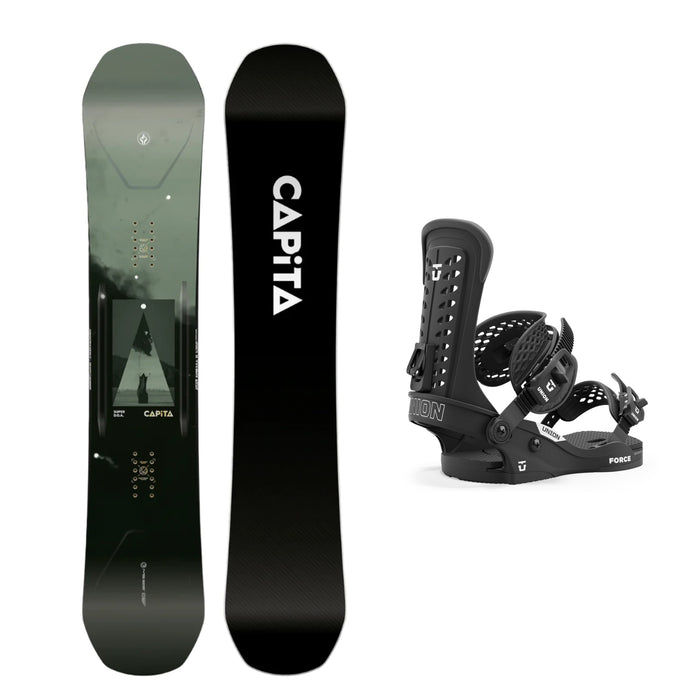 CAPiTA Super D.O.A Snowboard with Union Force Classic Snowboard Bindings 2025