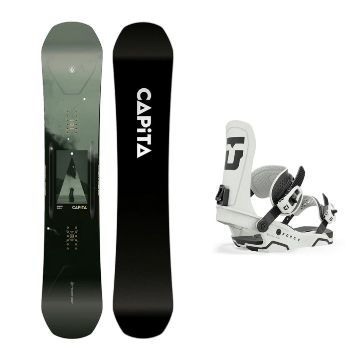 CAPiTA Super D.O.A Snowboard with Union Force Snowboard Bindings 2025