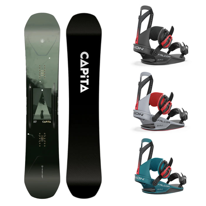 CAPiTA Super D.O.A Snowboard with Union Falcor Snowboard Binding 2025