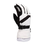 Swany Women's X-Over Glove - A white glove with black accents and a black strap across the wrist.