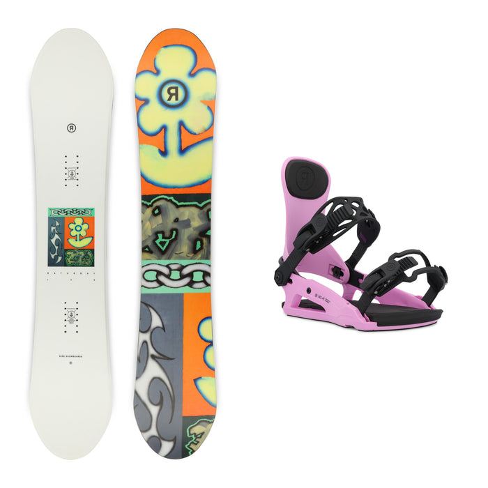 Ride Women's Saturday Snowboard with Ride CL-4 Binding 2025