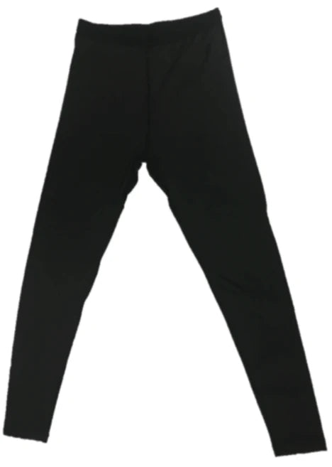 Treviso Merino Base Layer 2024 - Bottom - A pair of black leggings with a high waistband and flat seams.