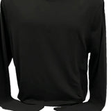 Treviso Merino Wool Top Base Layer - This top is a solid black color with no visible patterns or textures.