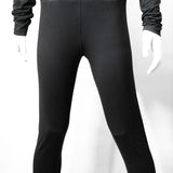 Treviso Juniors Tek Poly Base Layer 2022 - Bottom - A black base layer with a white logo on the waistband.