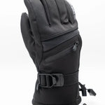 Treviso Blaze Gloves 2020 - A pair of black gloves with a white logo on the wrist and a zippered pocket on the back.