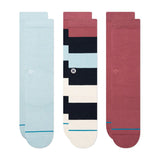 Senders 3 Pack C Sock - A light blue sock with a small white logo on top and a thin teal line at the bottom.
