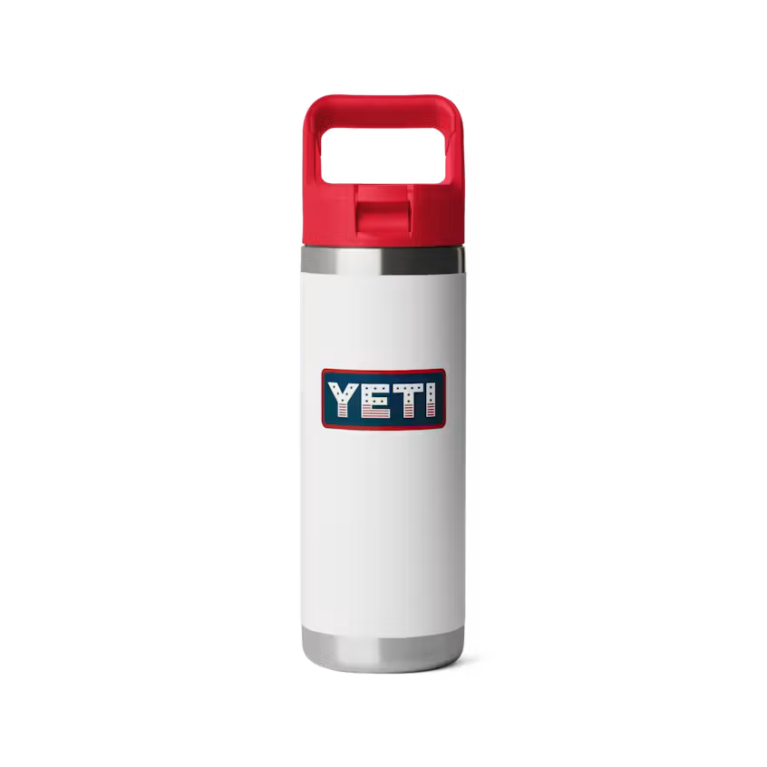 YETI Rambler® 18 oz Water Bottle with Color-Matched Straw Cap