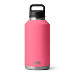 Yeti Rambler 64 oz. Bottle Chug - A large, insulated water bottle with a chugging lid and handle on top.
