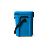 Yeti Roadie 24 Hard Cooler - A compact, portable cooler with a sleek design and a sturdy handle on top.