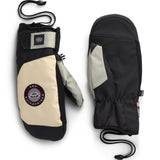 686 Primer mitts, black with light beige panels and round logo patch