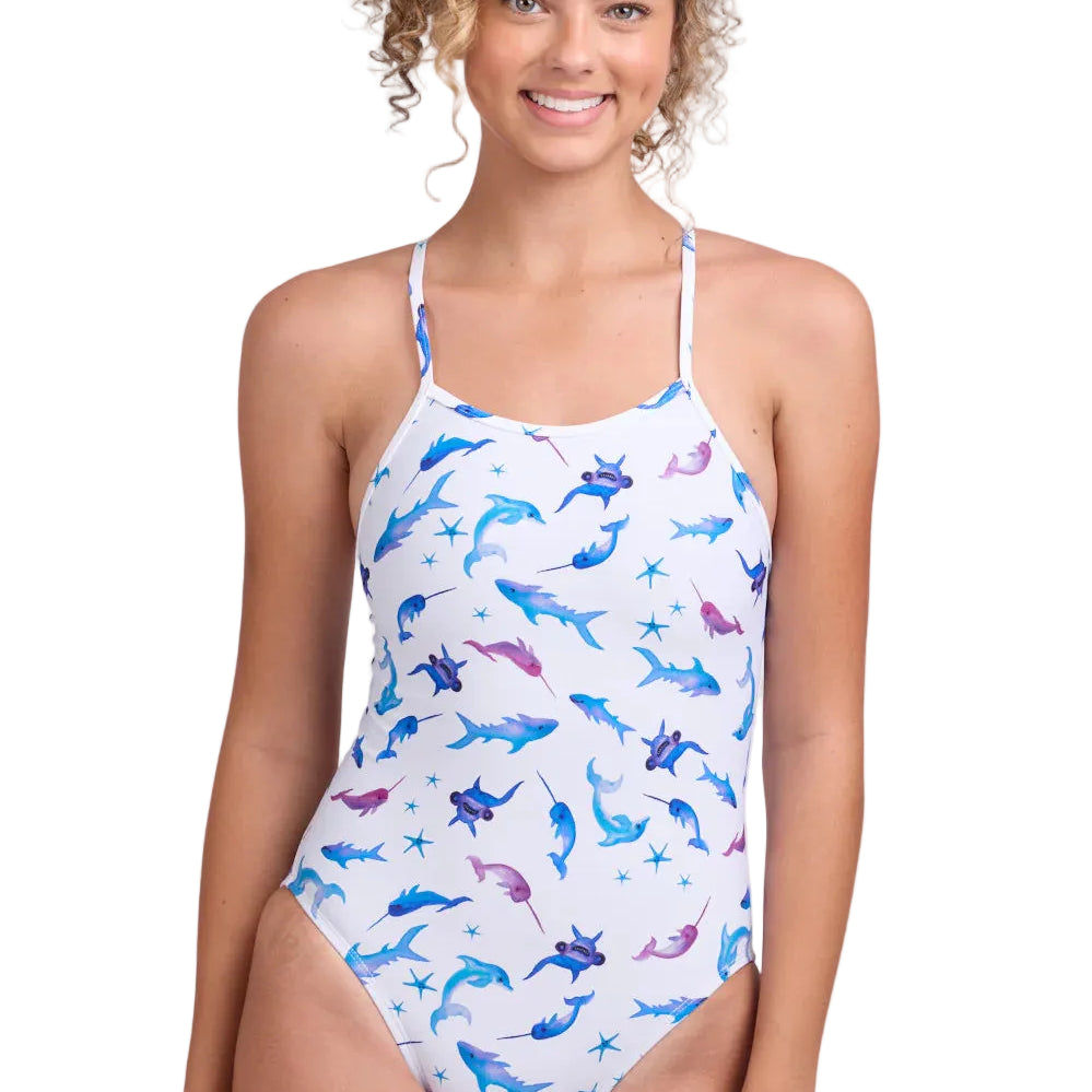 Jolyn Women's Brandon 2 Onesie Print Suit