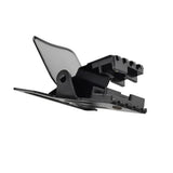 Arcade Jessup Suspenders 2025 - Black suspenders with silver-tone metal hardware and a subtle grid pattern on the straps.