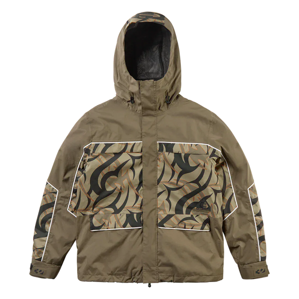 ThirtyTwo Corduroy Jacket 2026 | Brown/Camo Snow Jacket | Retro