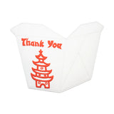 StompCharms Take-Out Box Large Stomp Pad 2025 - A white plastic take-out box with a red logo on the front that says "StompCharms" in stylized letters, featuring a large stomp pad on top.