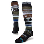 Top Trail Sb Sock 2022 - A pair of brown, green, white and blue socks with a patterned design.
