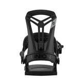 Union Flite Snowboard Binding - Black snowboard binding with a sleek, modern design and silver hardware.