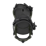 Union Force Snowboard Binding - A black snowboard binding with a textured strap and silver screws.