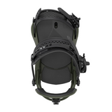 Union Force Snowboard Binding - A black snowboard binding with a textured strap and silver screws.