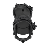 Union Force Snowboard Binding - Black snowboard bindings with silver screws and buckles.