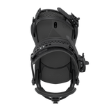 Union Force Snowboard Binding - Black snowboard bindings with silver screws and buckles.
