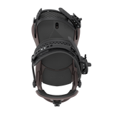 Union Force Snowboard Binding - A black snowboard binding with a textured strap and silver screws.