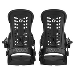 Union Force Classic Snowboard Bindings 2026 - Black snowboard bindings with white lettering and a black strap.