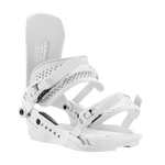 Union Force - White snowboard binding with black screws and buckles.