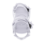 Union Women's Legacy Snowboard Binding - White snowboard bindings with a textured pattern on the straps and buckles.