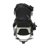 Union STR Snowboard Bindings 2026 - A pair of black snowboard bindings with a textured pattern on the straps and buckles.