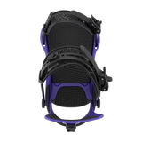 Union STR Snowboard Bindings 2026 - A pair of black snowboard bindings with a sleek, modern design and silver screws.