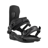 Union Women's Trilogy Snowboard Binding - Black snowboard binding with a textured strap and a black plastic base plate.