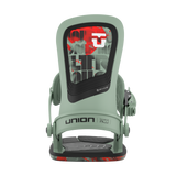 Union Ultra Snowboard Bindings 2026 - A pair of snowboard bindings with a sleek, modern design and silver buckles.
