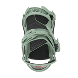 Union Ultra Snowboard Bindings 2026 - A pair of snowboard bindings with a sleek, modern design and silver buckles.