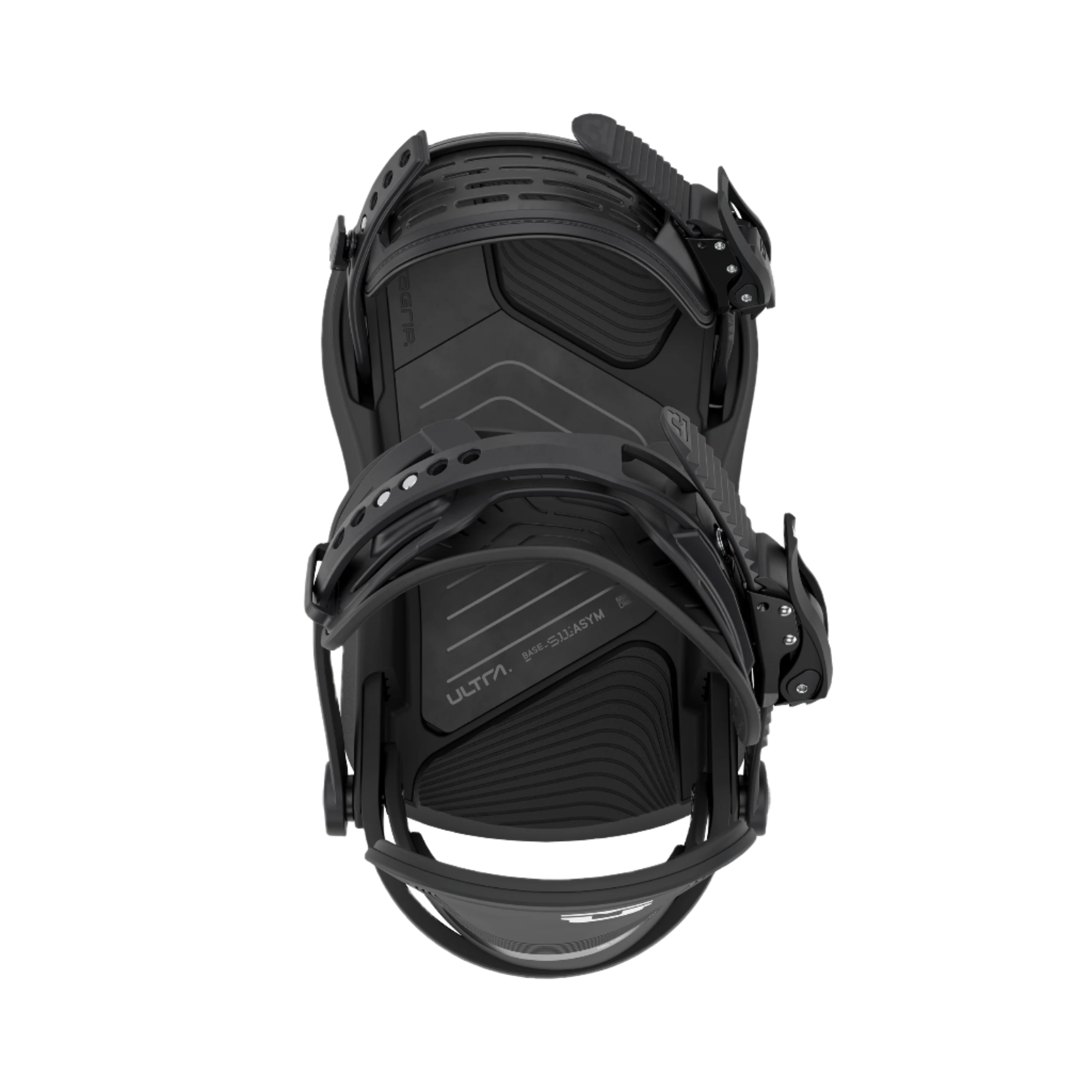 Union Women's Ultra Snowboard Binding - Black snowboard binding with a sleek, modern design and silver hardware.
