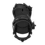 Union Force men's snowboard binding, black with textured base and ankle straps